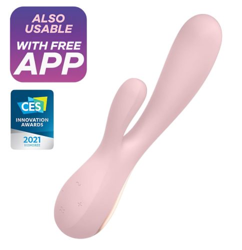 Satisfyer Mono Flex - okos vízálló vibrátor (pink)