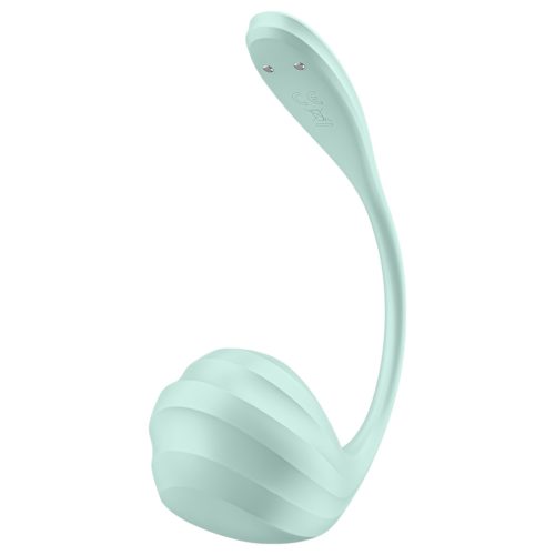 Satisfyer Smooth Petal - hordható app-vezérelt vibrotojás (zöld)