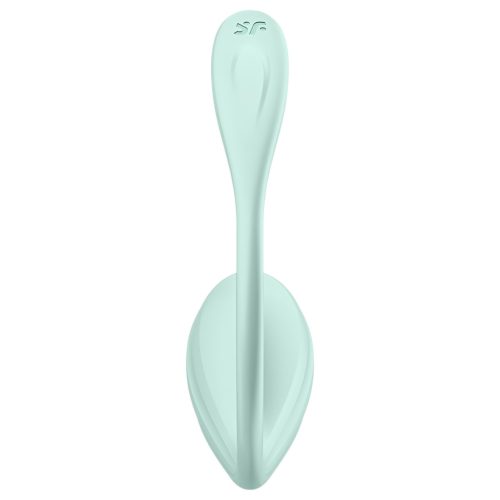 Satisfyer Smooth Petal - hordható app-vezérelt vibrotojás (zöld)