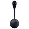 Satisfyer Ribbed Petal - hordható rádiós vibrotojás (fekete)