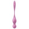 Satisfyer Love Birds 1 - App-vezérelt vibrációs gésagolyó (pink)