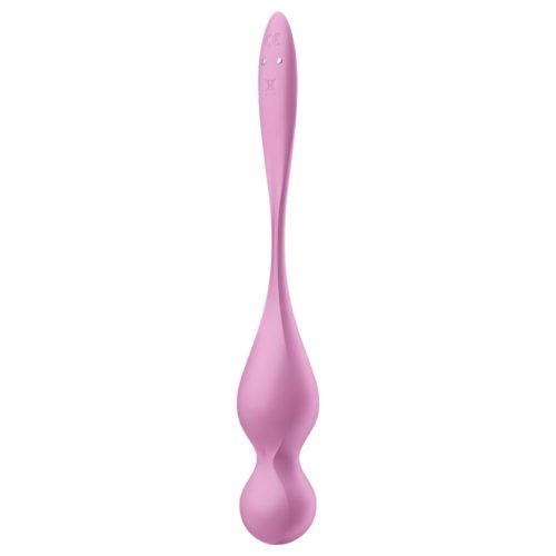 Satisfyer Love Birds 1 - App-vezérelt vibrációs gésagolyó (pink)