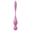 Satisfyer Love Birds 1 - App-vezérelt vibrációs gésagolyó (pink)