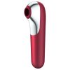 Satisfyer Dual Love - app-vezérelt csiklóvibrátor, csiklóizgató (piros)