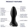 Satisfyer Rotator Plug 2 - gyöngyös anál vibrátor (fekete)
