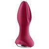 Satisfyer Rotator Plug 2 - akkus, gyöngyös anál vibrátor (piros)
