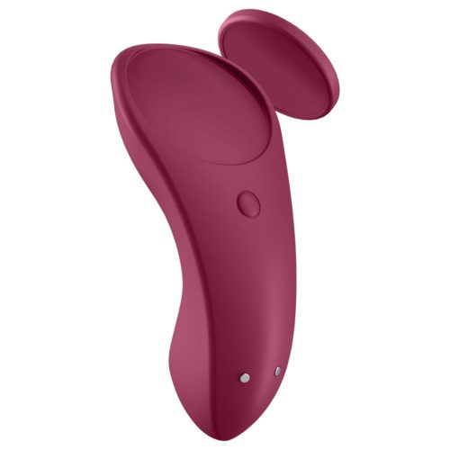 Satisfyer Sexy Secret - hordható App-vezérelt bugyi vibrátor (piros)