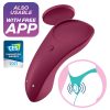 Satisfyer Sexy Secret - hordható App-vezérelt bugyi vibrátor (piros)