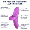 Satisfyer Bold Lover - akkus vízálló ujjvibrátor nőknek és (pink)