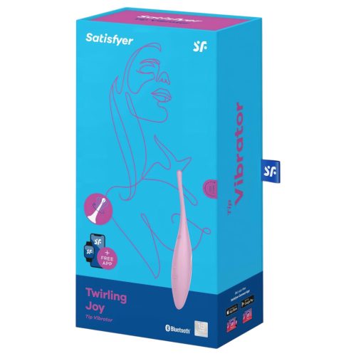 Satisfyer Twirling Joy - okos vízálló csikló vibrátor (pink)