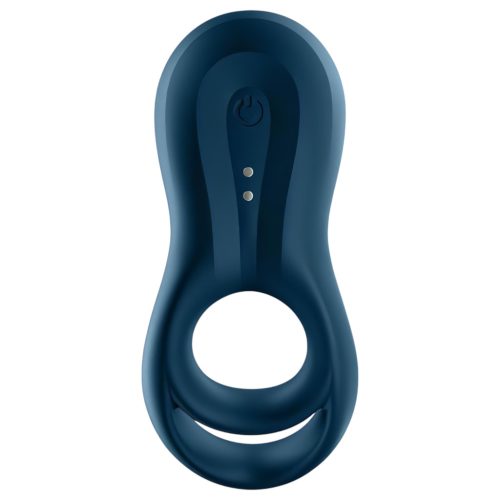 Satisfyer Epic Duo - app-vezérelt, vibrációs péniszgyűrű (fekete)