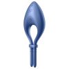 Satisfyer Bullseye - App-vezérelt vibrációs péniszgyűrű (kék)