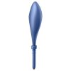 Satisfyer Bullseye - App-vezérelt vibrációs péniszgyűrű (kék)
