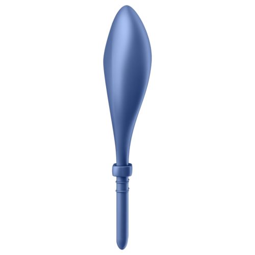 Satisfyer Bullseye - App-vezérelt vibrációs péniszgyűrű (kék)