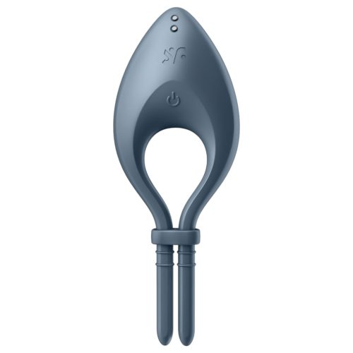 Satisfyer Bullseye - okos vibrációs péniszgyűrű (kék)