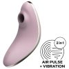 Satisfyer Vulva Lover 1 - léghullámos csikló vibrátor (viola)