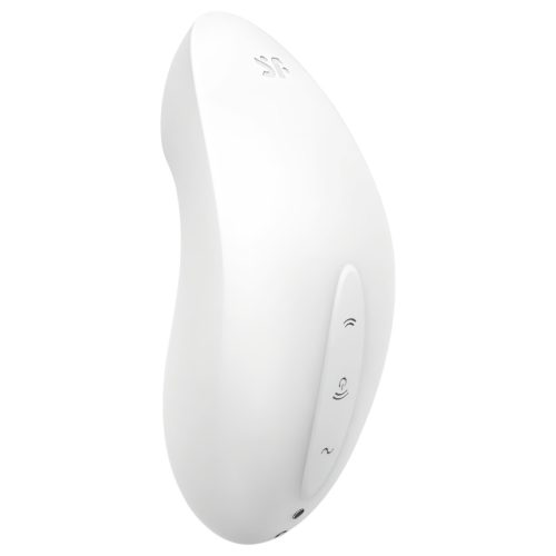 Satisfyer Vulva Lover 2 - léghullámos csikló vibrátor (fehér)
