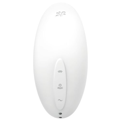 Satisfyer Vulva Lover 2 - léghullámos csikló vibrátor (fehér)