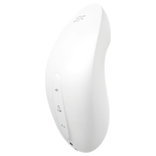 Satisfyer Vulva Lover 2 - léghullámos csikló vibrátor (fehér)