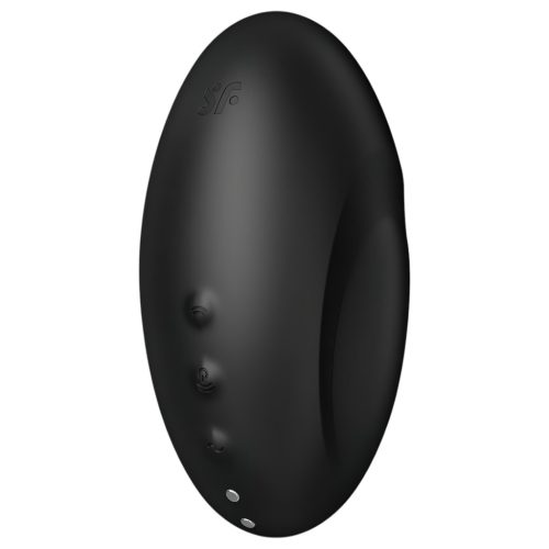 Satisfyer Vulva Lover 3 - léghullámos csiklóizgató (fekete)
