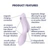 Satisfyer Curvy Trinity 2 - léghullámos 2in1 vibrátor (lila)