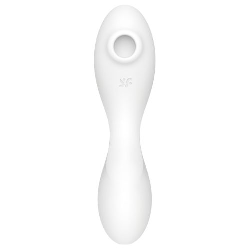 Satisfyer Curvy Trinity 5+ - okos 2in1 vibrátor (fehér)