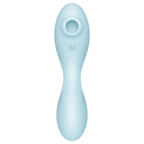 Satisfyer Curvy Trinity 5+ - okos 2in1 vibrátor (kék)
