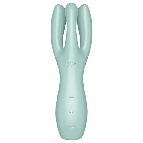 Satisfyer Threesome 3 - akkus csikló vibrátor (menta)