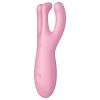 Satisfyer Threesome 4 - okos csikló vibrátor (pink)