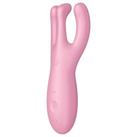 Satisfyer Threesome 4 - okos csikló vibrátor (pink)