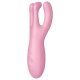 Satisfyer Threesome 4 - okos csikló vibrátor (pink)