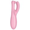 Satisfyer Threesome 4 - okos csikló vibrátor (pink)
