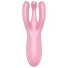 Satisfyer Threesome 4 - okos csikló vibrátor (pink)