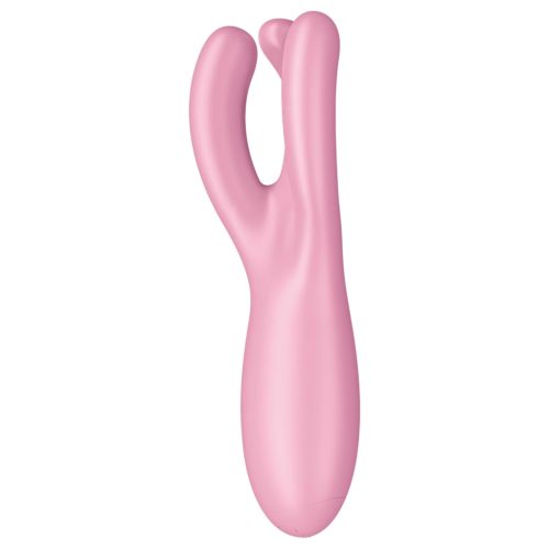 Satisfyer Threesome 4 - okos csikló vibrátor (pink)
