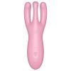 Satisfyer Threesome 4 - okos csikló vibrátor (pink)