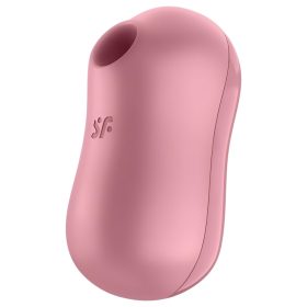   Satisfyer Cotton Candy - léghullámos csikló vibrátor (korall)