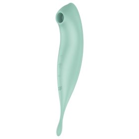 Satisfyer Twirling Pro - okos 2in1 csikló vibrátor (menta)