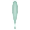 Satisfyer Twirling Pro - okos 2in1 csikló vibrátor (menta)