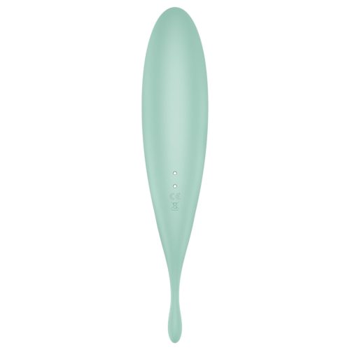 Satisfyer Twirling Pro - okos 2in1 csikló vibrátor (menta)