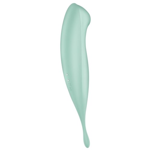 Satisfyer Twirling Pro - okos 2in1 csikló vibrátor (menta)