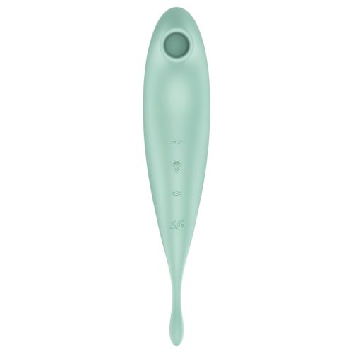 Satisfyer Twirling Pro - okos 2in1 csikló vibrátor (menta)