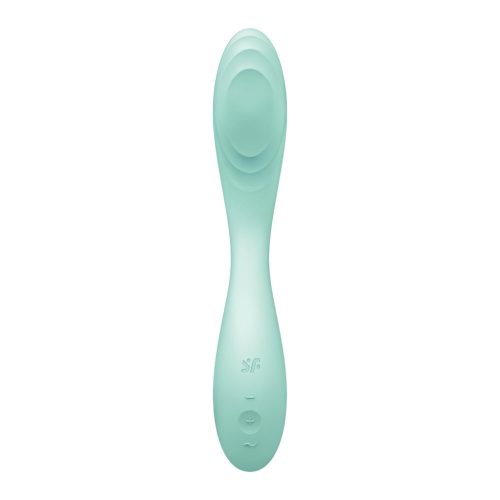Satisfyer Rrrolling - mozgó golyós G-pont vibrátor (menta)
