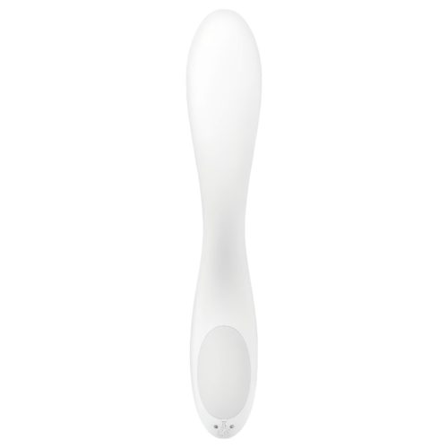 Satisfyer Rrrolling - mozgó golyós G-pont vibrátor (fehér)