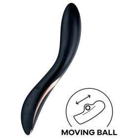   Satisfyer Rrrolling - mozgó golyós G-pont vibrátor (fekete)
