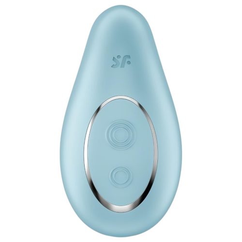 Satisfyer Dipping Delight - akkus csikló vibrátor (kék)