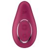 Satisfyer Dipping Delight - akkus csikló vibrátor, csiklóizgató (piros)