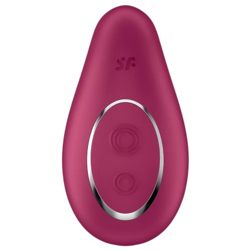 Satisfyer Dipping Delight - akkus csikló vibrátor, csiklóizgató (piros)