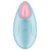 Satisfyer Tropical Tip - app-vezérelt csiklóvibrátor, csiklóizgató (kék)