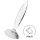 Satisfyer Sparkling Crystal - bordázott üveg dildó (átlátszó)