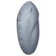Satisfyer Tap & Climax 1 - 2in1 csikló vibrátor (szürke)